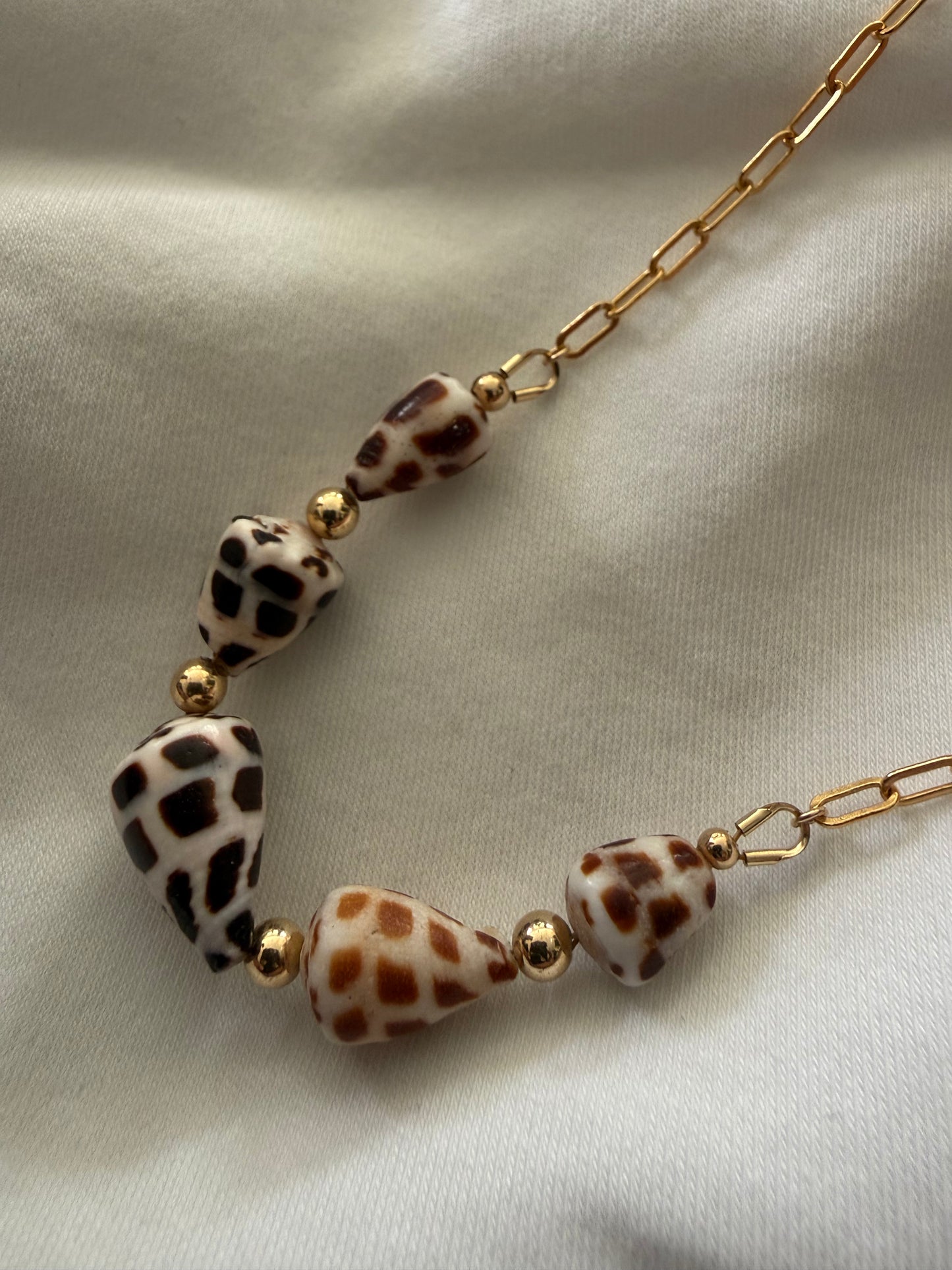 Hebrew shell necklace